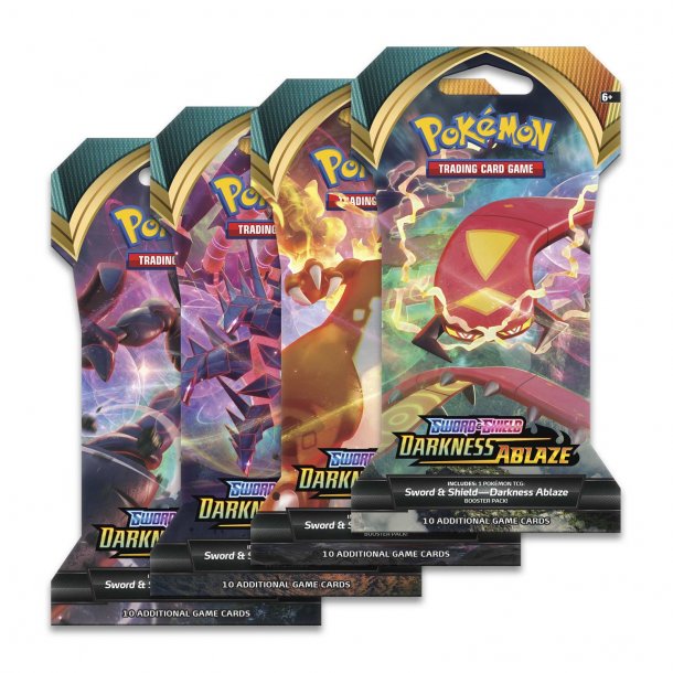 Pokemon Sword &amp; Shield Darkness Ablaze Booster Pack