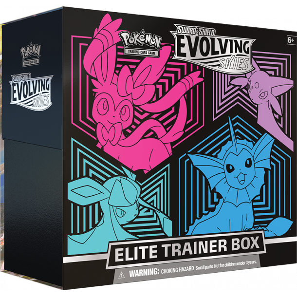 Pokemon Sword &amp; Shield Evolving Skies Vaporeon Elite Trainer Box