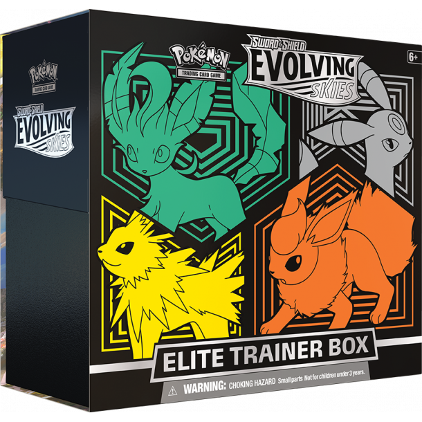 Pokemon Sword &amp; Shield Evolving Skies Flareon Elite Trainer Box