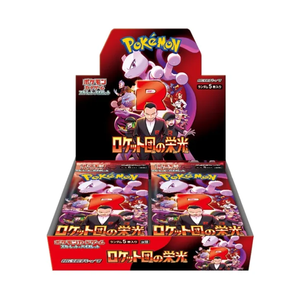  Pokemon TCG: Scarlet &amp; Violet SV10 Glory Of Team Rocket Booster Box