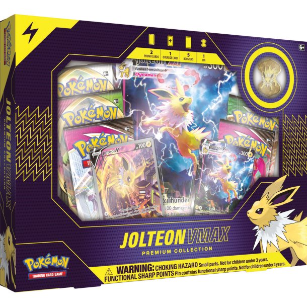 Pokemon Vmax Box: Jolteon Vmax Premium Collection Box