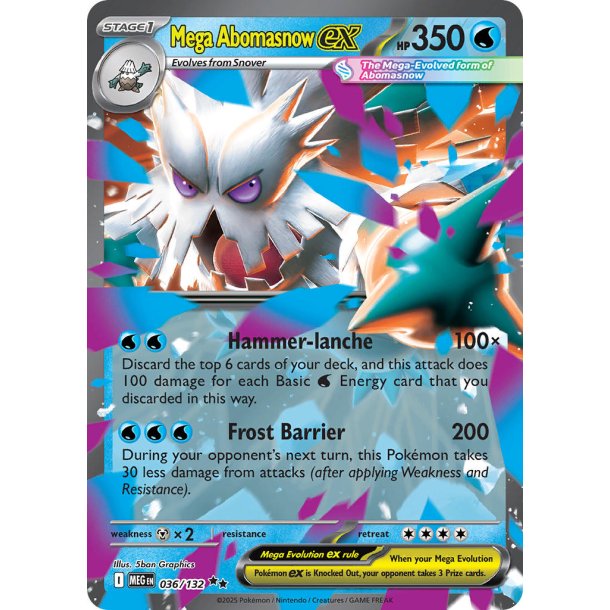 Mega Abomasnow ex 036/132