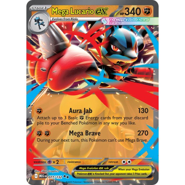 Mega Lucario ex 077/132