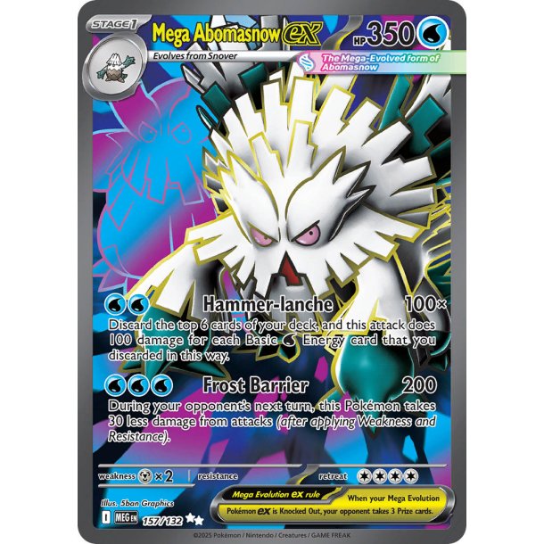 Mega Abomasnow ex 157/132