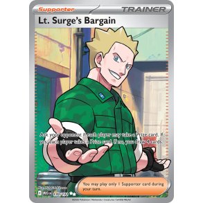 Lt. Surge's Bargain 170/132