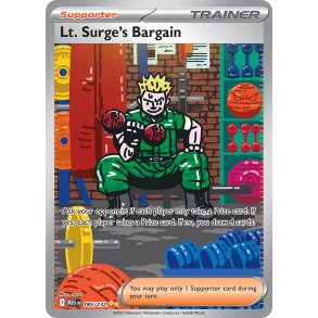 Lt. Surge's Bargain 185/132