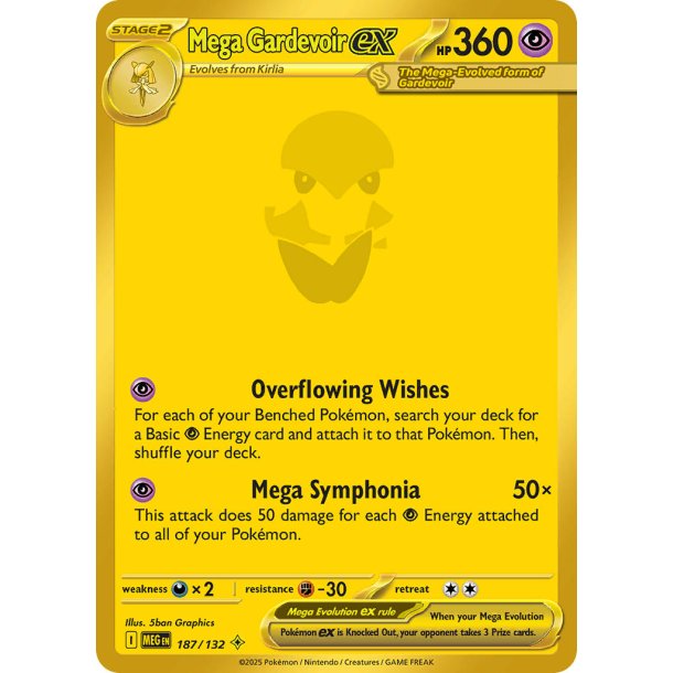 Mega Gardevoir ex 187/132