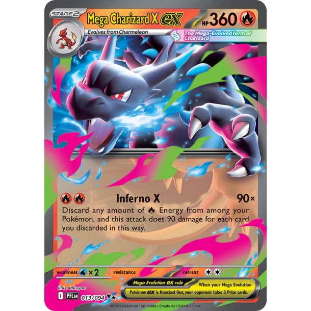 Mega Charizard X ex 013/94