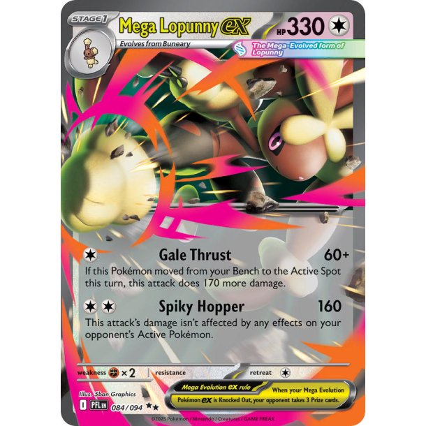 Mega Lopunny ex 084/094
