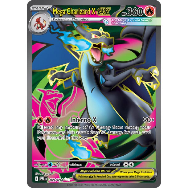Mega Charizard X ex 109/094