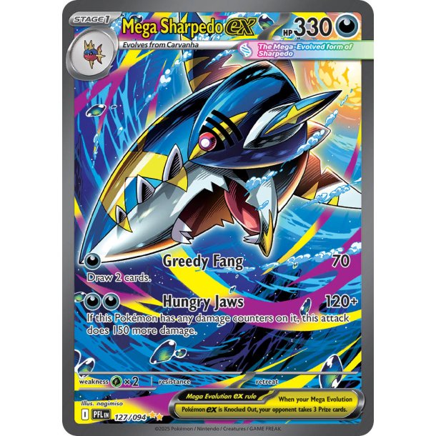 Mega Sharpedo ex 127/094