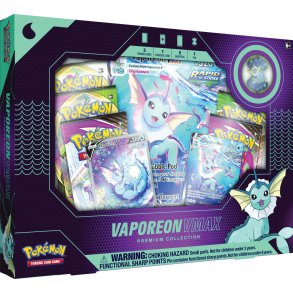 Pokemon Vmax Box: Vaporeon Vmax Premium Collection Box